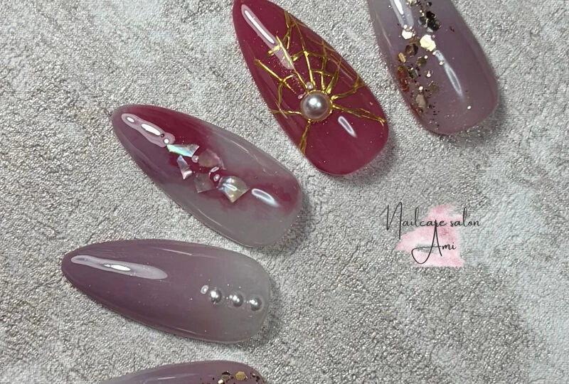 画像4357：大人のコケティッシュネイル🥀